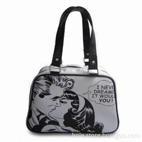 Unique Printed PVC Handbag in Medium Size, Various Colors/Sizes are Available